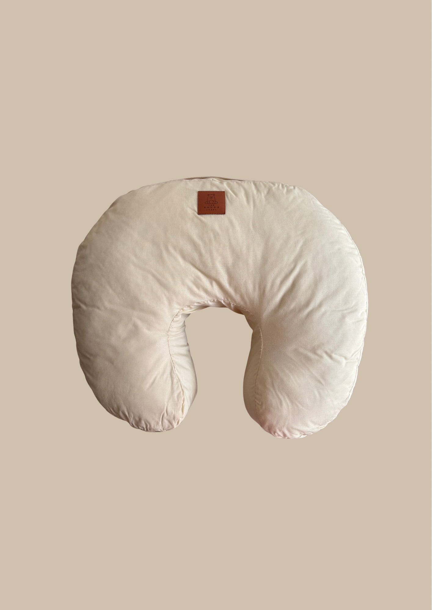 Blazina za dojenje z bež bombažno prevleko