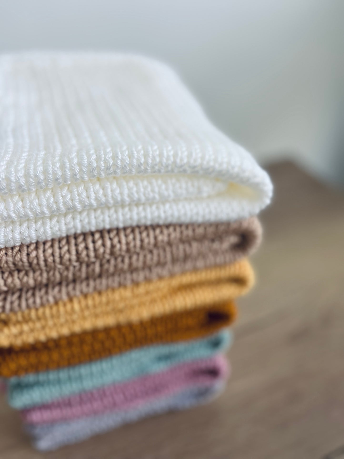 Pletena odejica - bela