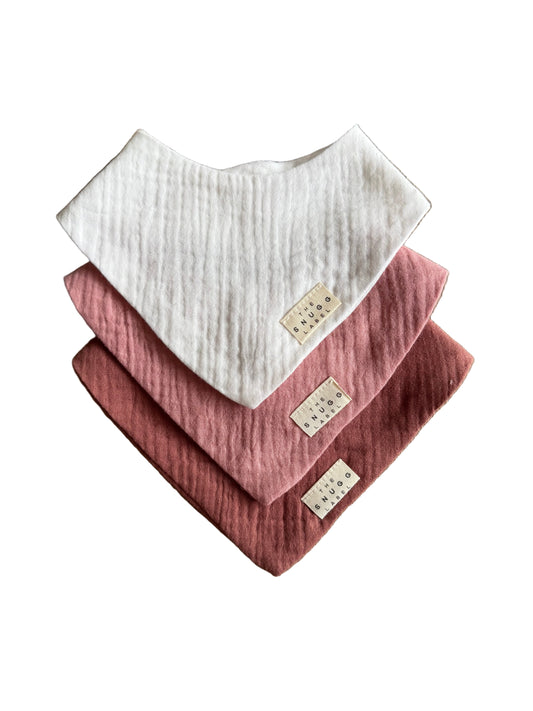 Rutica - set 3 kosov - bela in roza