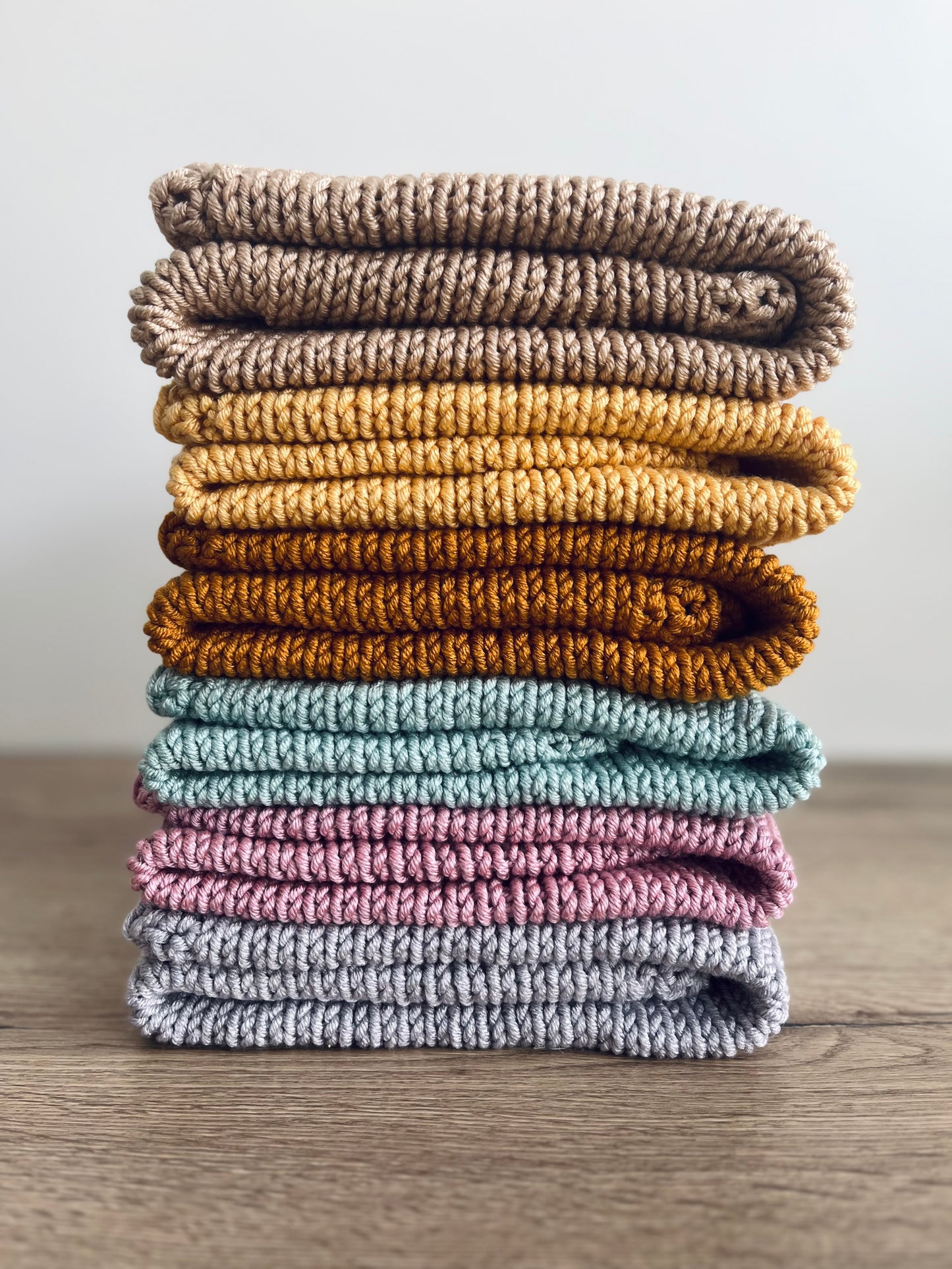 Pletena odejica - oker