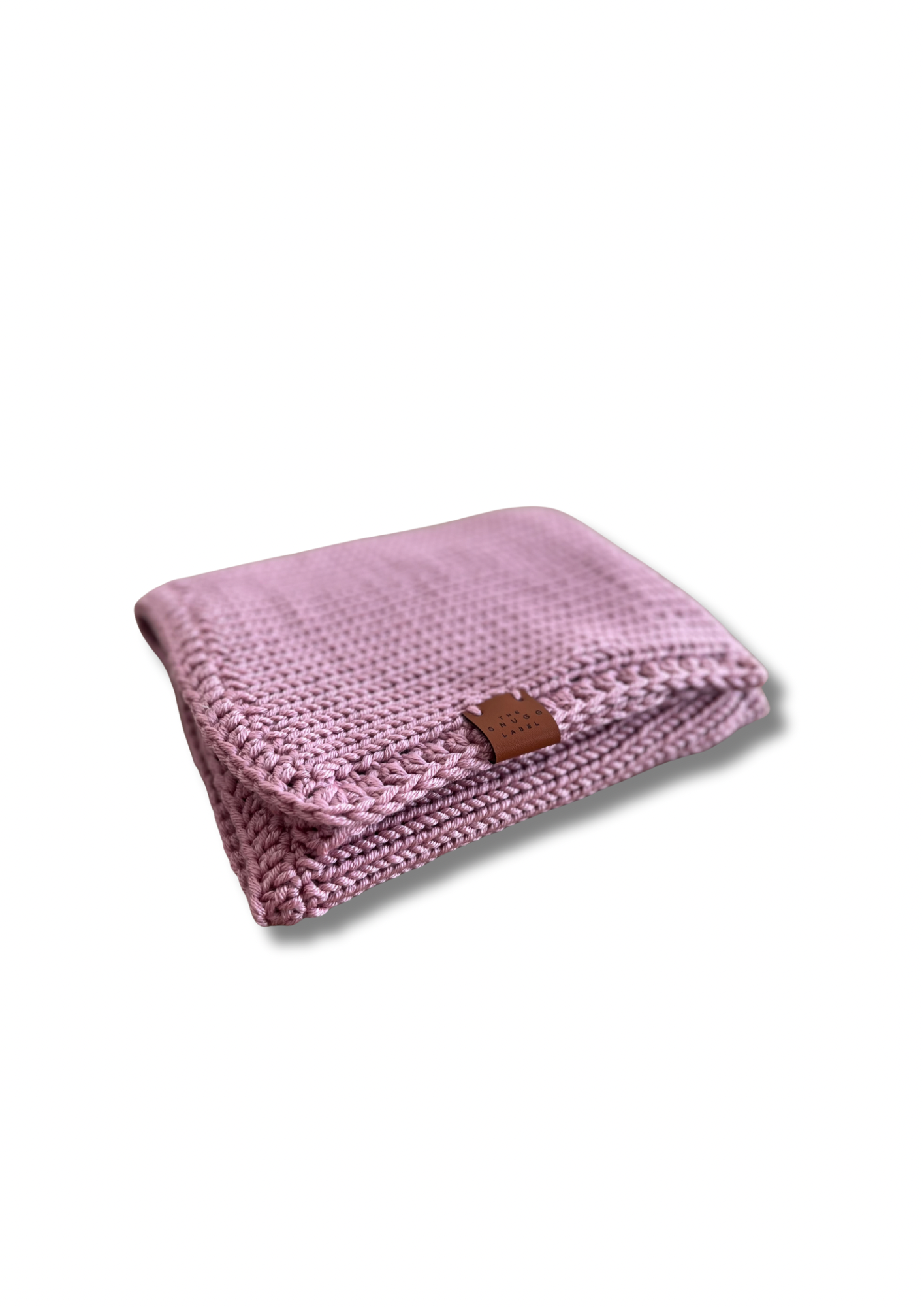 Pletena odejica - roza