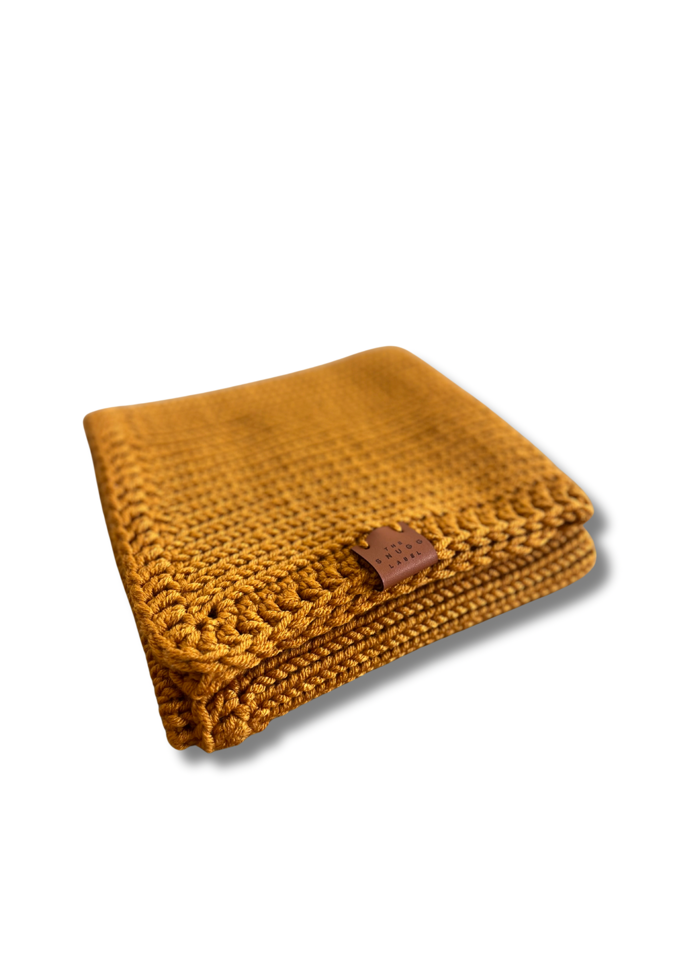 Pletena odejica - oker